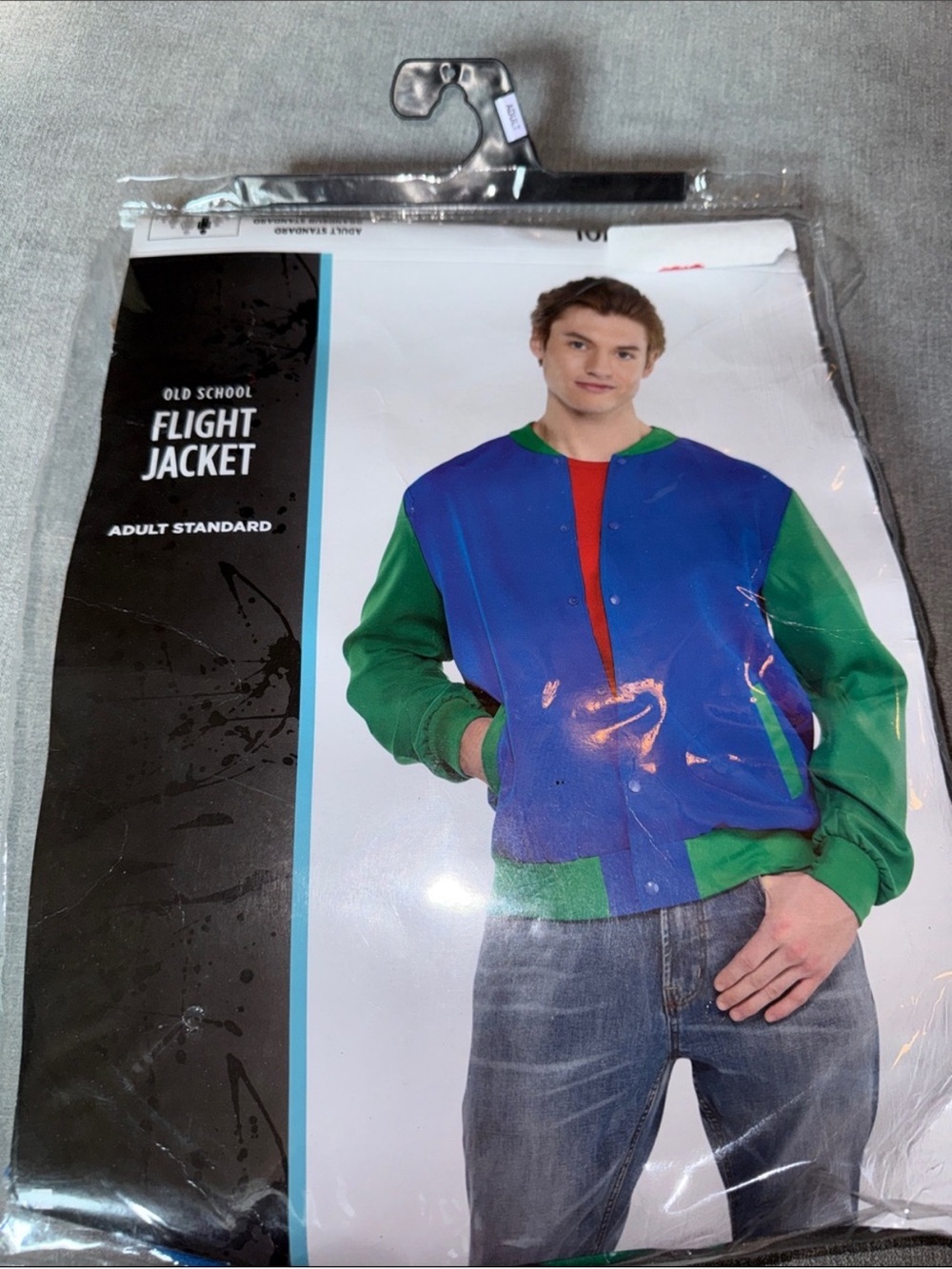 Men’s Old School Vintage-Style Flight Jacket - Halloween Costume 80s 90s